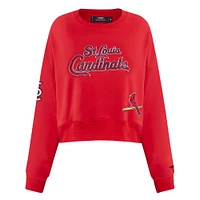 Women's Pro Standard  Red St. Louis Cardinals Game Day Classics Crewneck Pullover