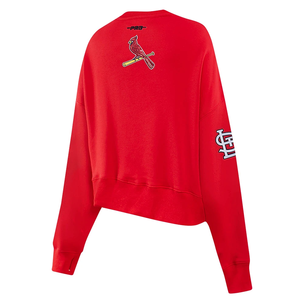 Sweat-shirt ras du cou Game Day Classics Pro Standard rouge pour femme des Cardinals de St. Louis