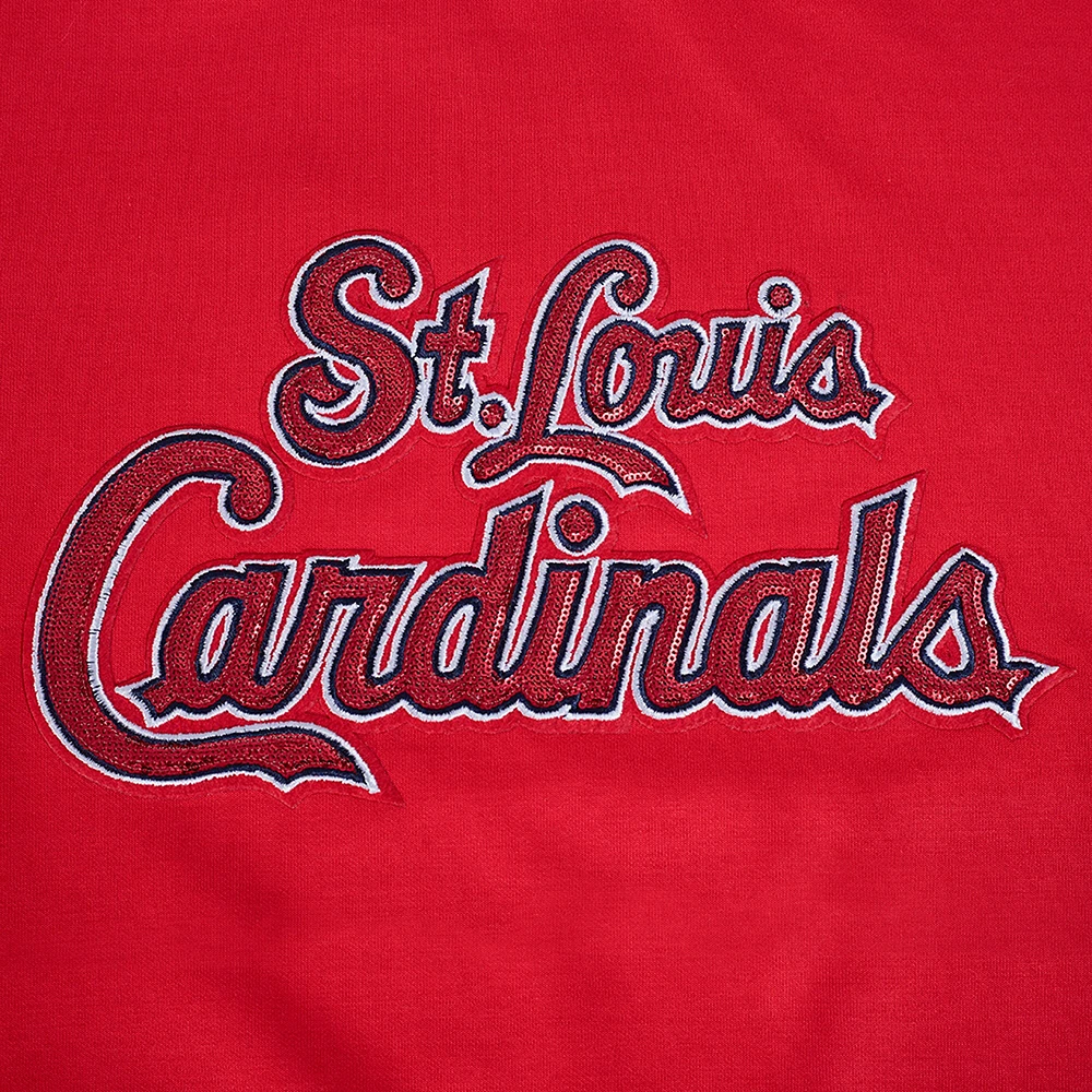 Sweat-shirt ras du cou Game Day Classics Pro Standard rouge pour femme des Cardinals de St. Louis