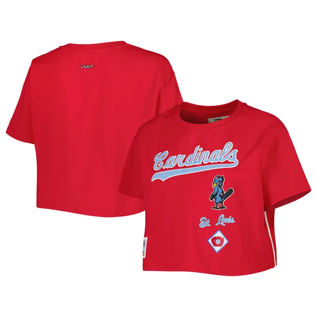 Touch Women's Red St. Louis Cardinals Halftime Back Wrap Top V-Neck T-shirt