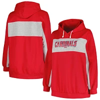 Sweat à capuche taille plus Profile Red St. Louis Cardinals pour femme