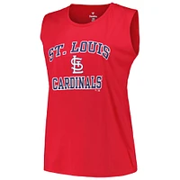 Women's Profile Red St. Louis Cardinals Plus Tank Top