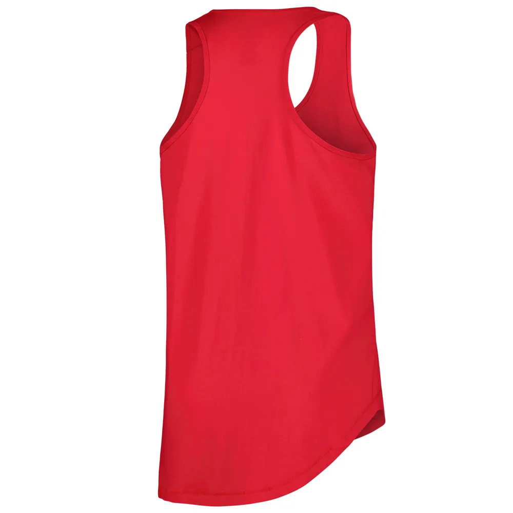 Women's Red St. Louis Cardinals Plus Scoop Neck Racerback Tank Top