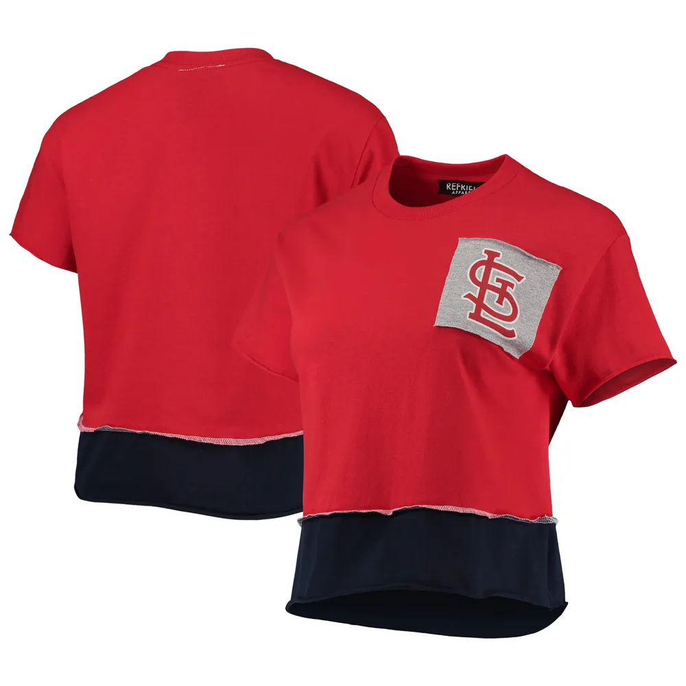 Lids St. Louis Cardinals Refried Apparel Women's Cropped T-Shirt - Red