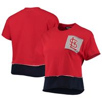 Women's Refried Apparel Red St. Louis Cardinals Cropped T-Shirt