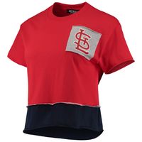 Women's Refried Apparel Red St. Louis Cardinals Cropped T-Shirt