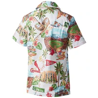 Women's Reyn Spooner White St. Louis Cardinals Scenic Camp Button-Up Shirt