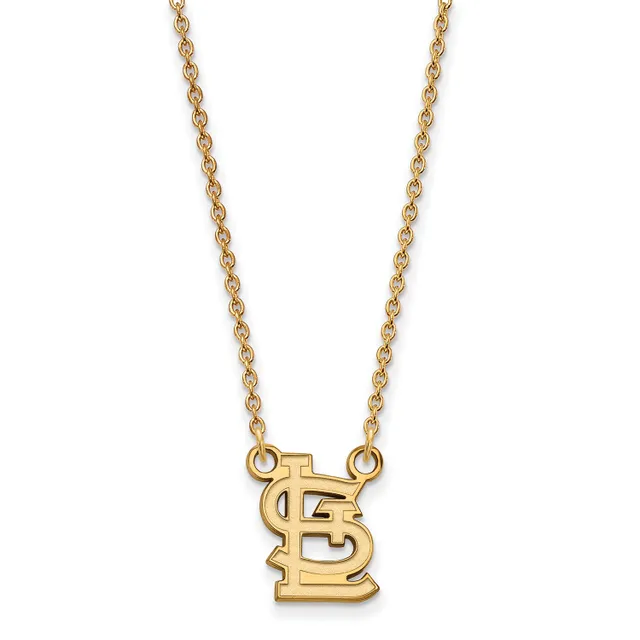Lids St. Louis Cardinals Women's Gold-Plated Small Dog Tag Necklace