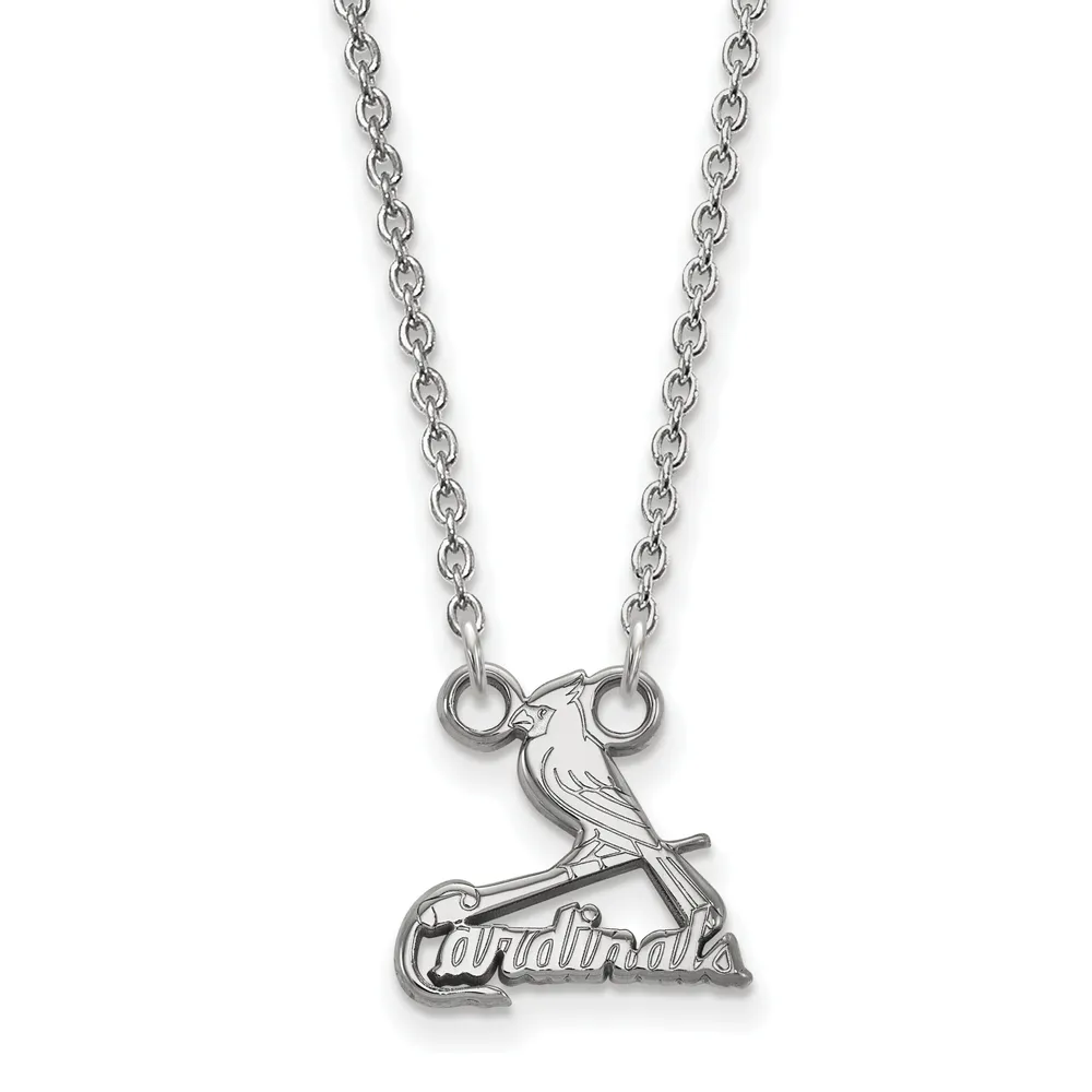 Lids St. Louis Cardinals Women's Sterling Silver Small Bar Necklace