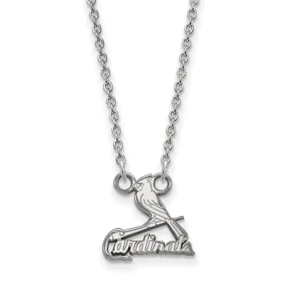 St. Louis Cardinals Women's Small Sterling Silver Pendant Necklace