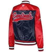 Women's Starter Navy St. Louis Cardinals The Legend Full-Snap Jacket