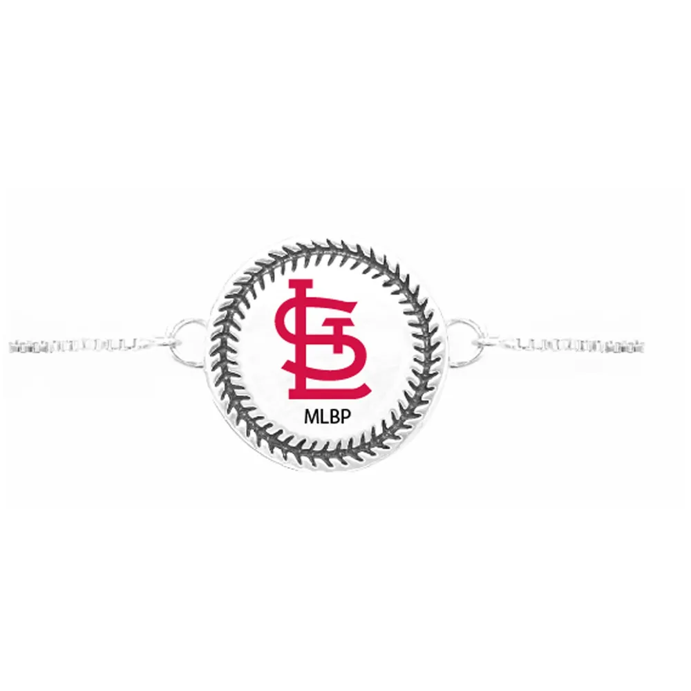 Lids St. Louis Cardinals Women's Sterling Silver Gold-Plated Bar Bracelet