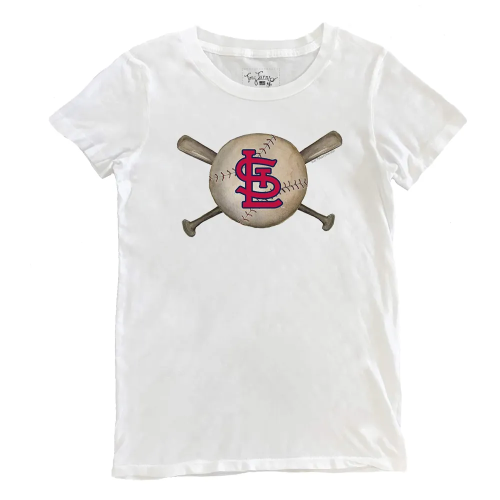 St. Louis Cardinals Baseball Love Tee Shirt Women's Xs / Red