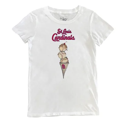 Lids St. Louis Cardinals Tiny Turnip Infant Babes Raglan 3/4 Sleeve T-Shirt  - White/Black