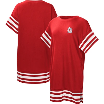 Robe t-shirt Touch Red St. Louis Cardinals Cascade pour femme