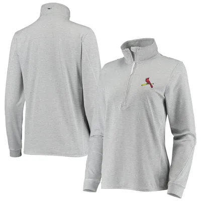 Men's Vineyard Vines Heather Gray Dallas Cowboys Shep Shirt Quarter-Zip Sweatshirt Size: Large