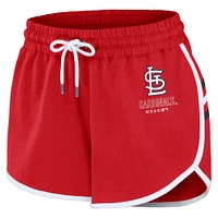 WEAR by Erin Andrews - Short rouge avec logo St. Louis Cardinals pour femmes