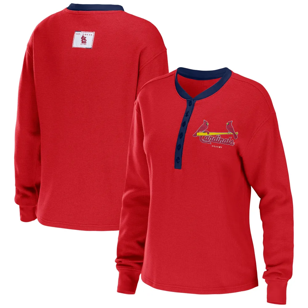Women's St. Louis Cardinals New Era Navy Tie-Dye Long Sleeve T-Shirt