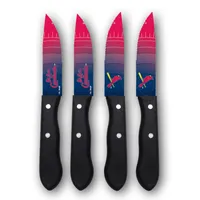 St. Louis Cardinals Woodrow 4-Piece Stainless Steel Steak Knife Set