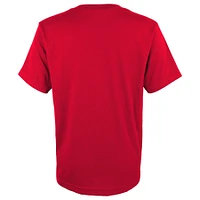 T-shirt rouge des vestiaires séries éliminatoires 2022 Cardinals de Saint-Louis Fanatics pour jeunes