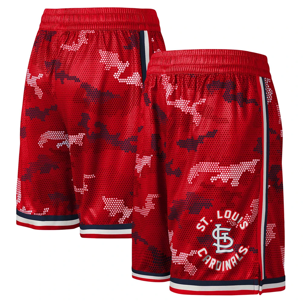 Youth Fanatics Red St. Louis Cardinals Tech Runner Shorts