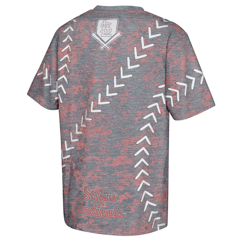 Youth Navy St. Louis Cardinals Slide Score Bold T-Shirt