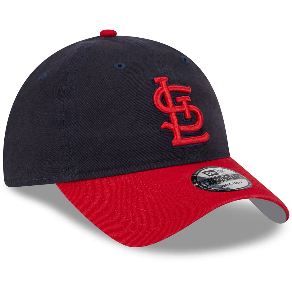 Youth New Era  Navy St. Louis Cardinals 2024 Batting Practice 9TWENTY Adjustable Hat