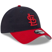 Youth New Era  Navy St. Louis Cardinals 2024 Batting Practice 9TWENTY Adjustable Hat