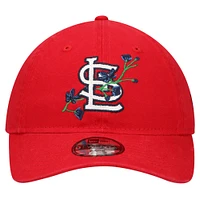 Casquette réglable rouge St. Louis Cardinals Game Day Bloom 9TWENTY pour jeune