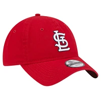 Youth New Era Red St. Louis Cardinals Team Color 9TWENTY Adjustable Hat