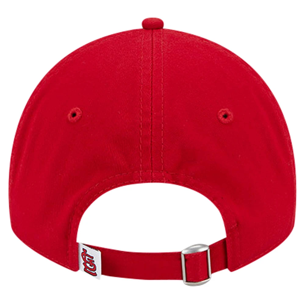 Youth New Era Red St. Louis Cardinals Team Color 9TWENTY Adjustable Hat
