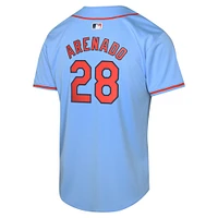 Maillot de joueur alternatif limité Nike Nolan Arenado pour jeunes des Cardinals St. Louis, bleu clair