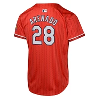 Maillot de joueur Nike Nolan Arenado rouge St. Louis Cardinals 2024 City Connect Limited pour jeune