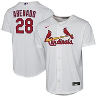 Maillot de joueur Nike Nolan Arenado blanc St. Louis Cardinals Home Replica 2.0 pour jeune