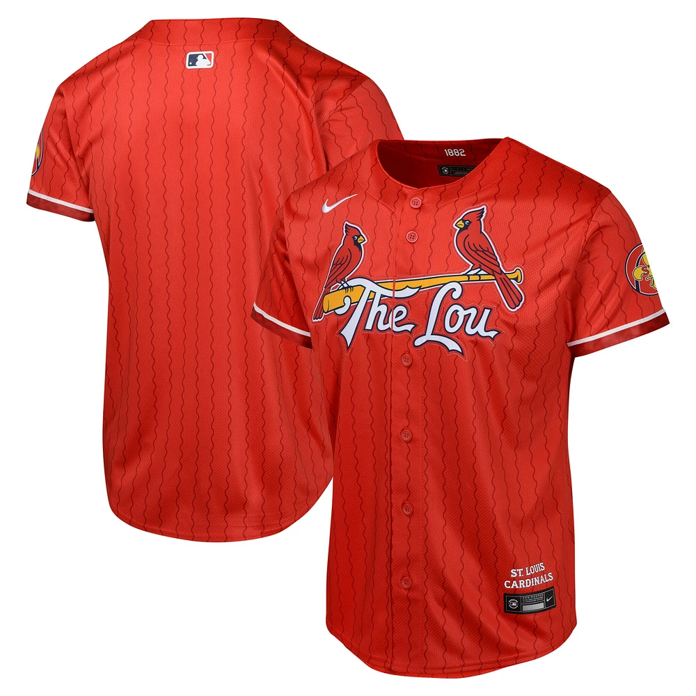 Youth Nike Red St. Louis Cardinals 2024 City Connect Limited Jersey