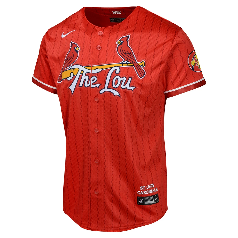 Youth Nike Red St. Louis Cardinals 2024 City Connect Limited Jersey