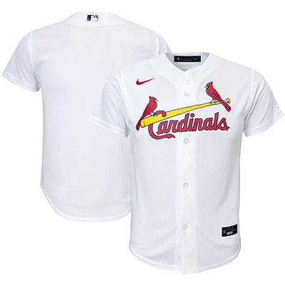 Maillot d'équipe Nike St. Louis Cardinals Home Replica blanc pour jeune