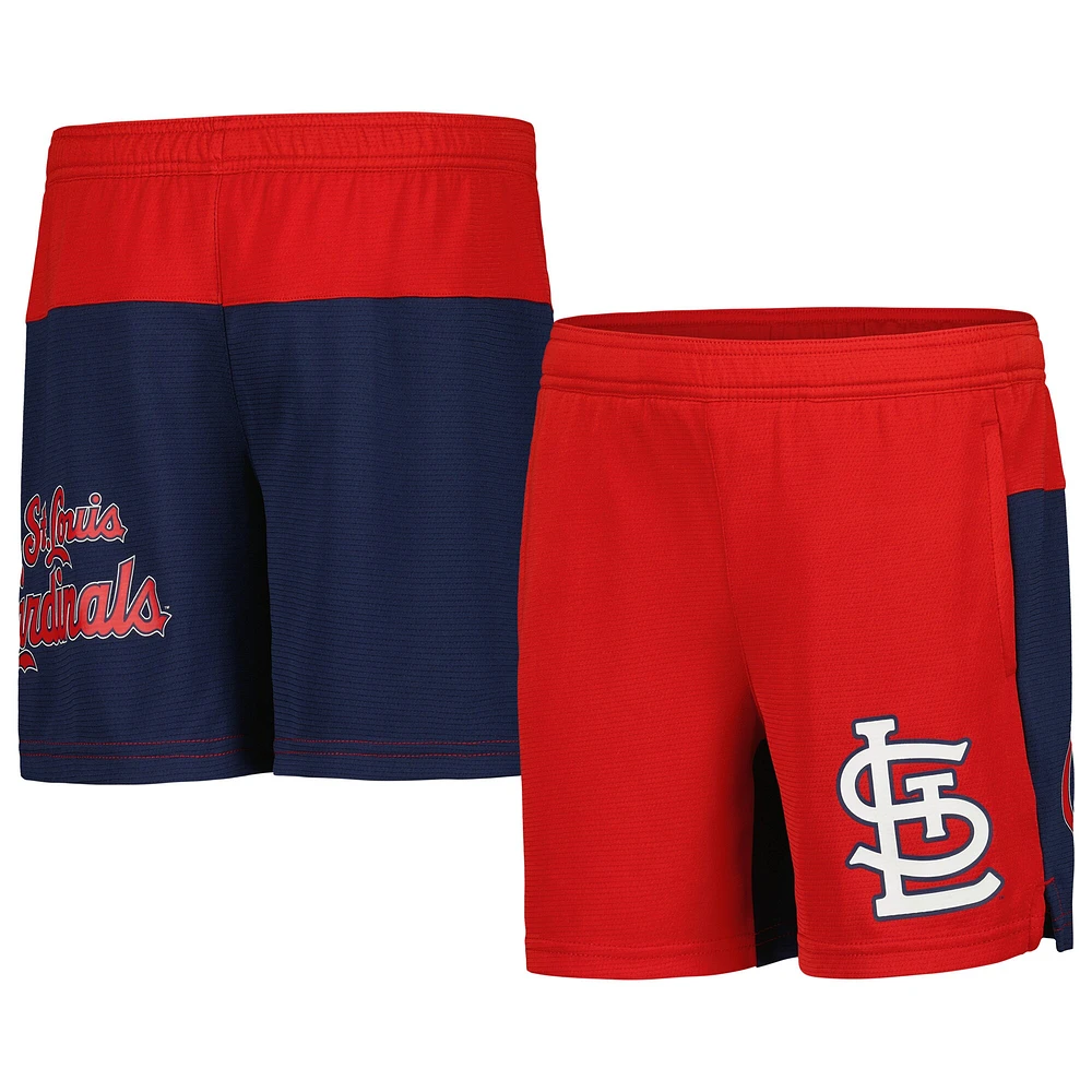 Short extensible 7e manche des Cardinals de Saint-Louis rouge pour jeune