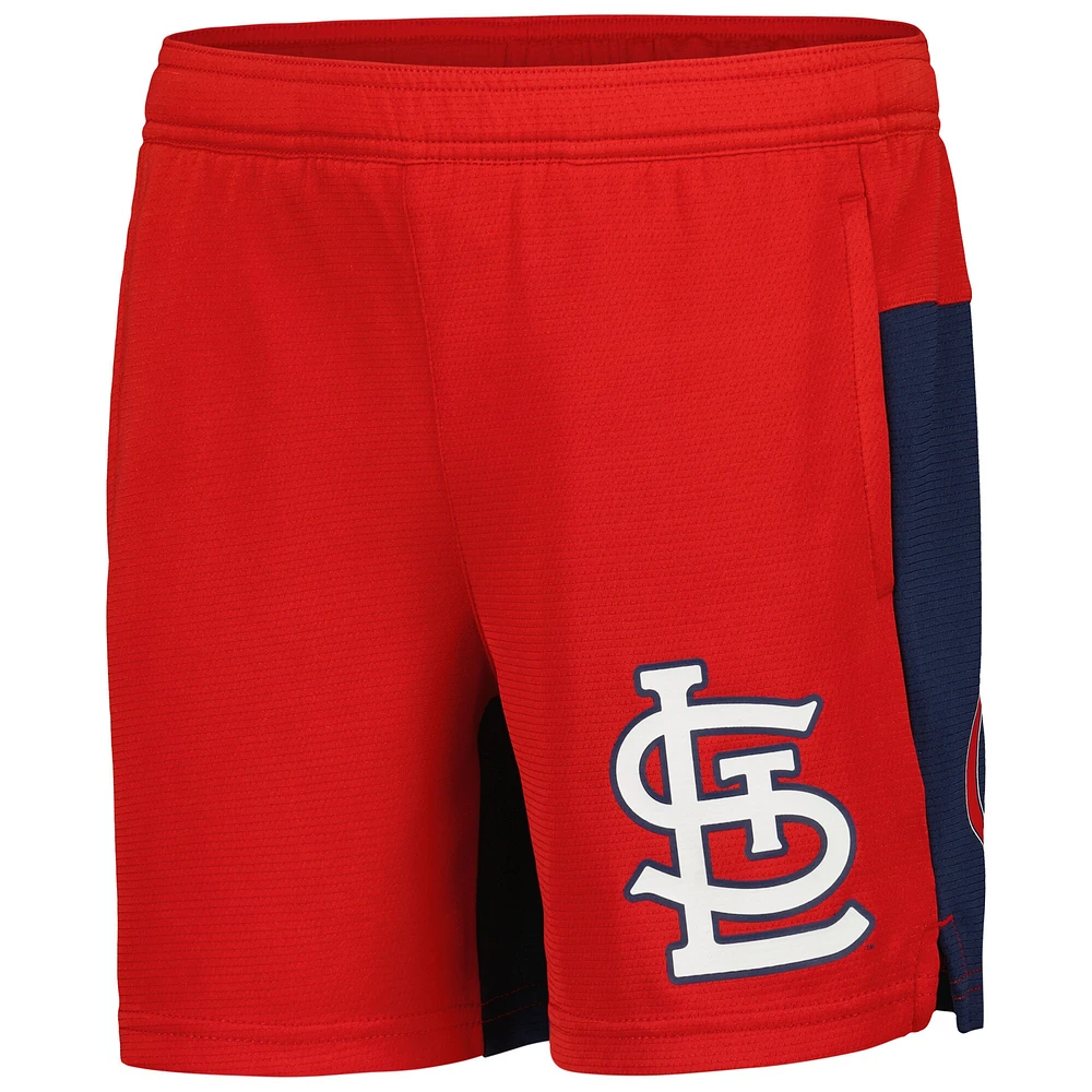 Short extensible 7e manche des Cardinals de Saint-Louis rouge pour jeune