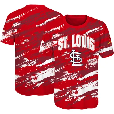 St. Louis Cardinals Youth Stealing Home T-Shirt - Red