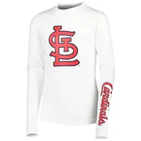 Stitches Youth Stitches Red/White St. Louis Cardinals Combo T