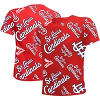 T-shirt rouge St. Louis Cardinals Allover Team pour jeune