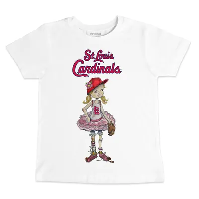 Infant Tiny Turnip Red St. Louis Cardinals Stitched Baseball T-Shirt