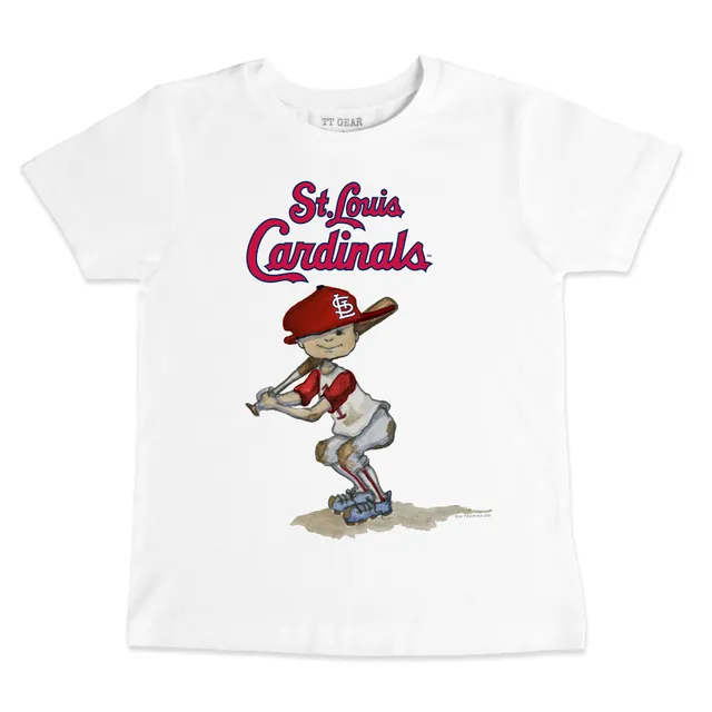 Lids St. Louis Cardinals Tiny Turnip Toddler Baseball Flag T-Shirt - White