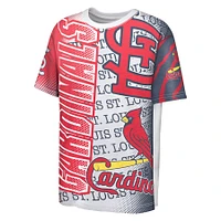 Youth White St. Louis Cardinals Impact Hit Bold T-Shirt