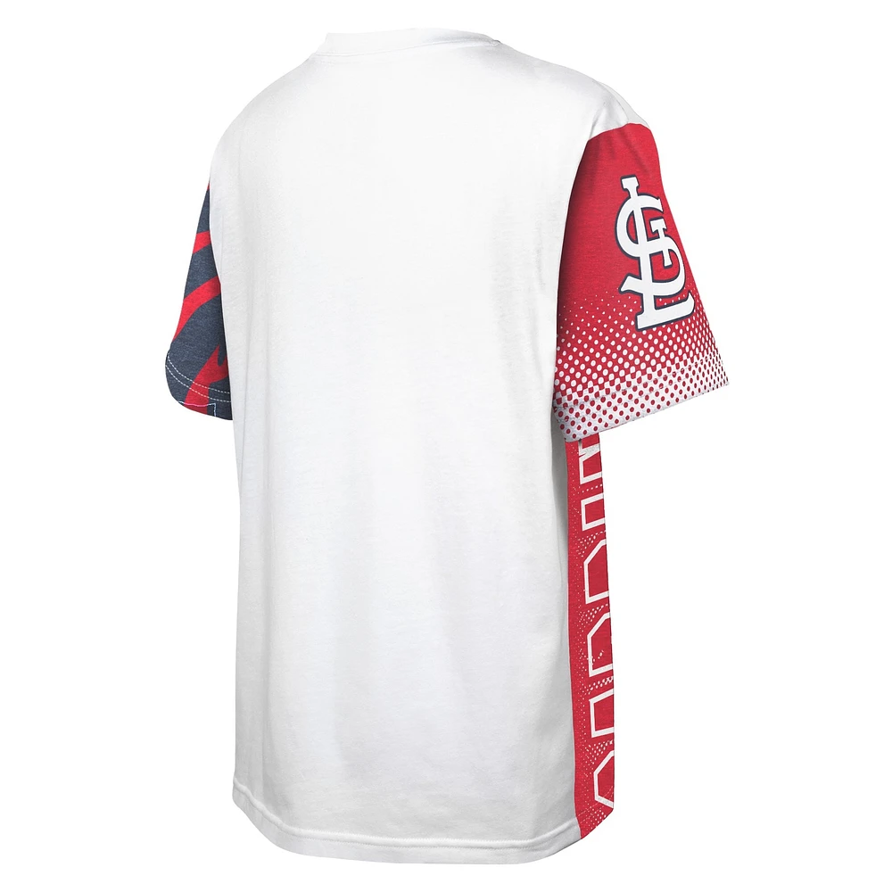 T-shirt blanc Impact Hit Bold des Cardinals de St. Louis pour jeunes