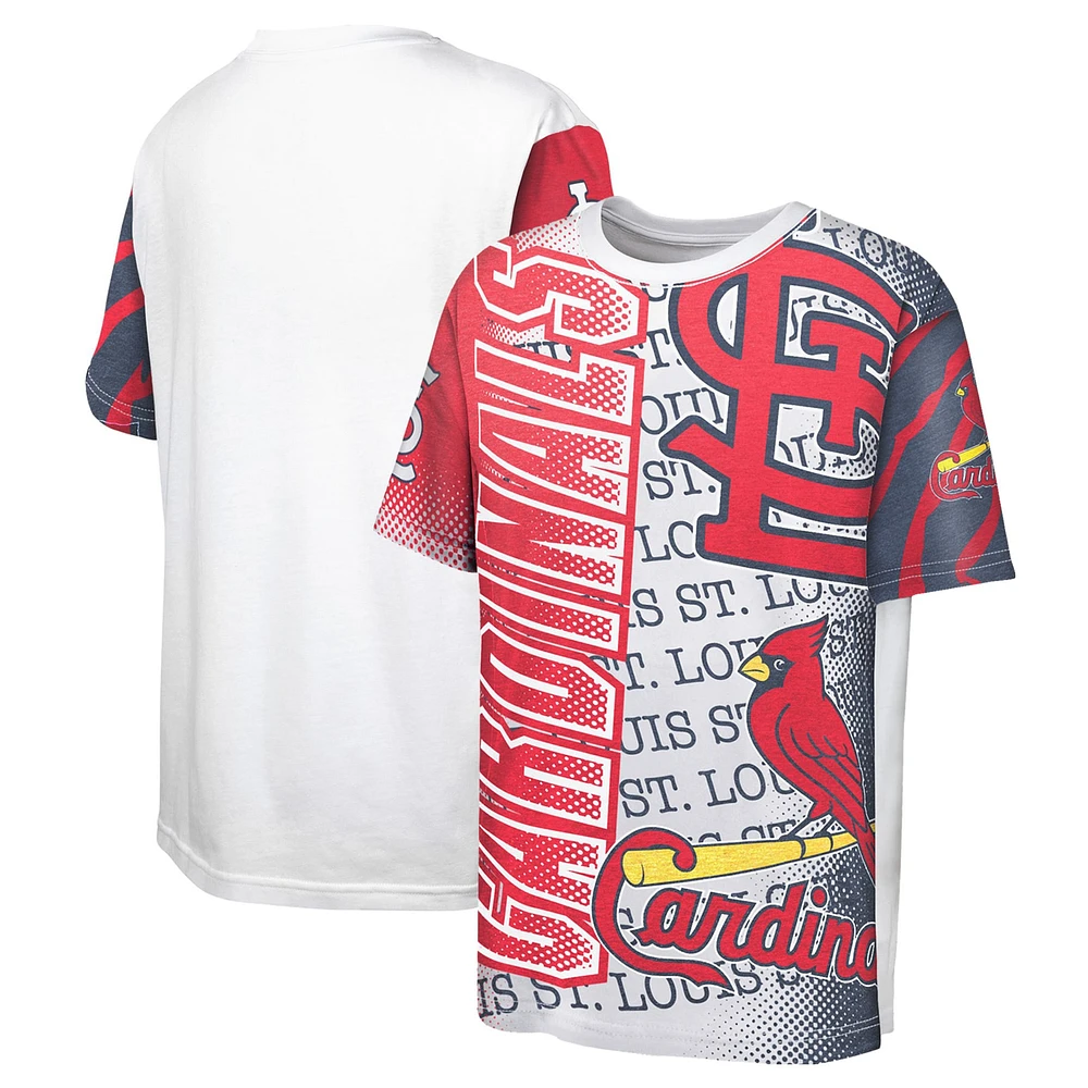 T-shirt blanc Impact Hit Bold des Cardinals de St. Louis pour jeunes