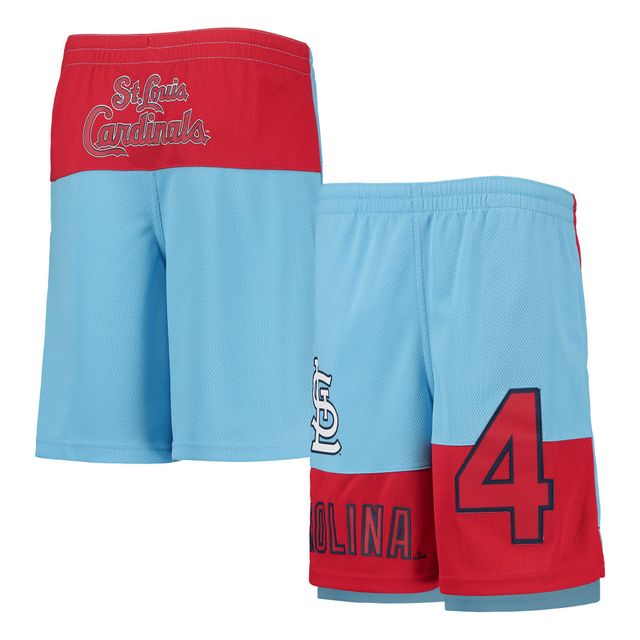 Short avec nom et numéro pour jeune Yadier Molina St. Louis Cardinals Pandemonium bleu clair