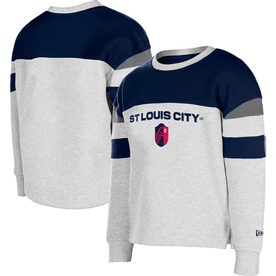 Sweat-shirt gris St. Louis City SC pour filles 5th & Ocean by New Era