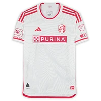 Indiana Vassilev St. Louis City SC Autographed Match-Used #19 White adidas Jersey from the 2024 MLS Season - Size M